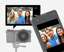 Download the PlayMemories Smart Remote Control Camera App&trade;